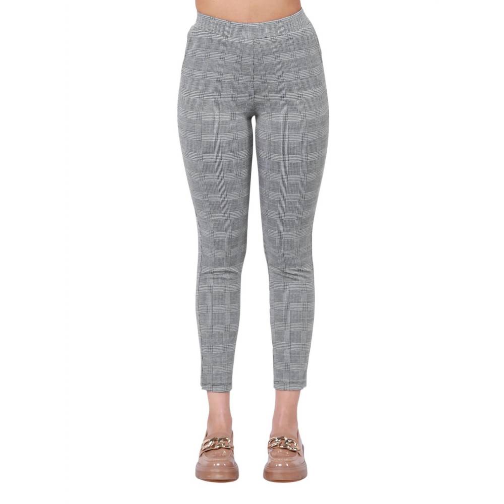 NEW DEX pull on knit trouser in plaid perfect